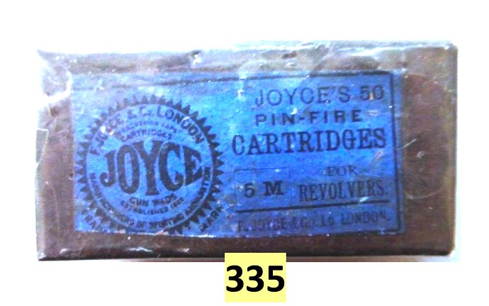 Joyce 5mm Pinfire Tin