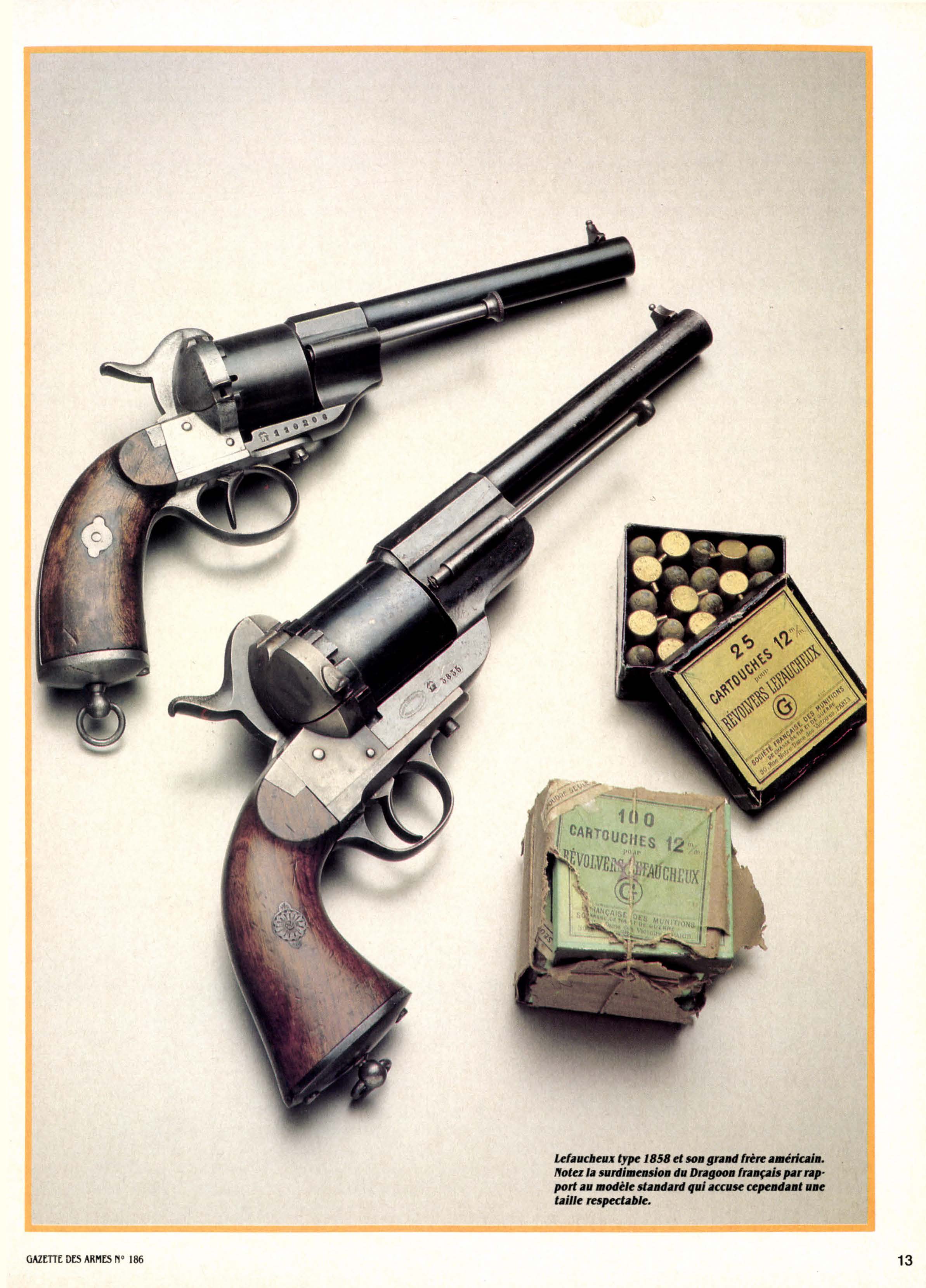 1854 lefaucheux revolver