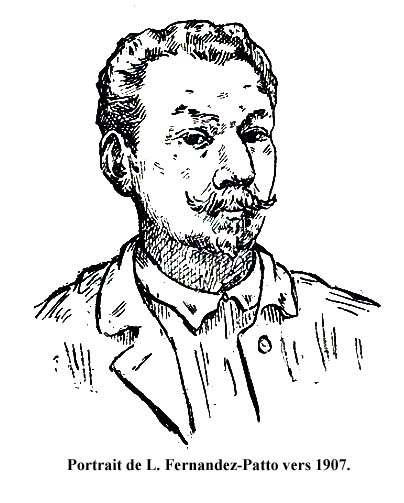 Portrait Lucien Fernandez-patto vers 1907 - 2